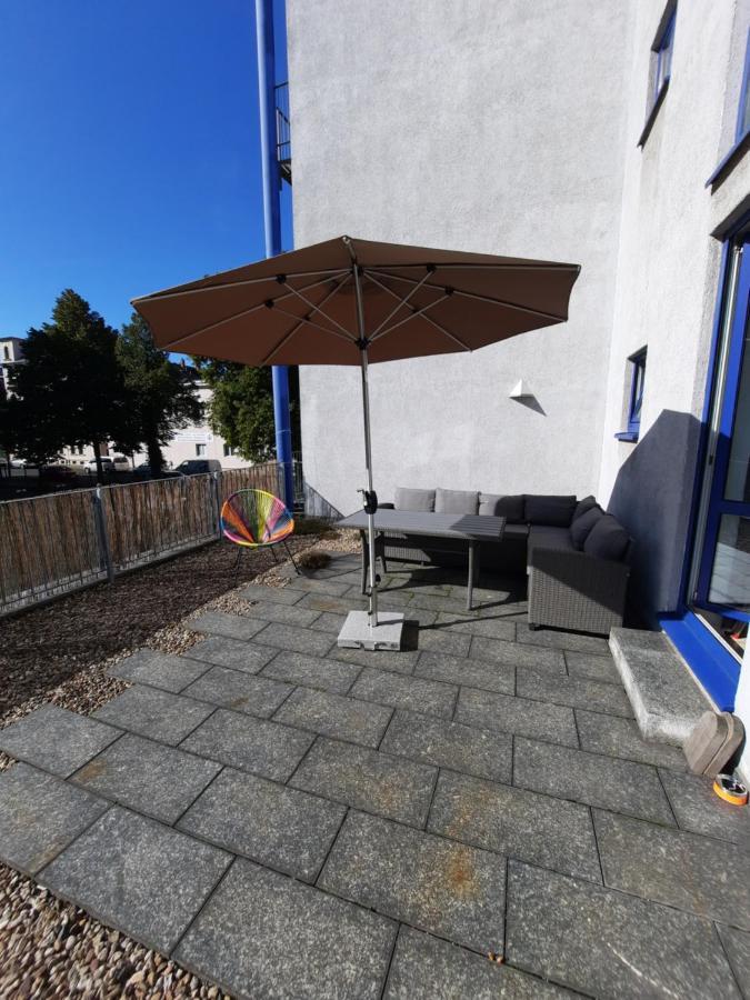 Fewo Mit "Dachterrasse" Im Blauen Palais 莱比锡 外观 照片